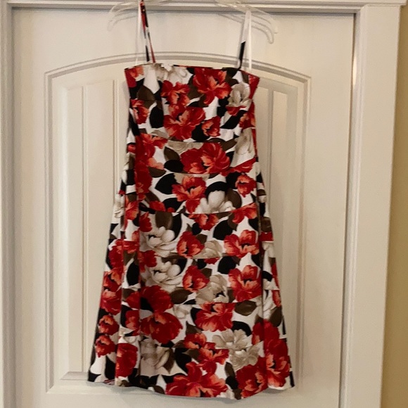 White House Black Market Floral dress size 10 - Picture 1 of 4